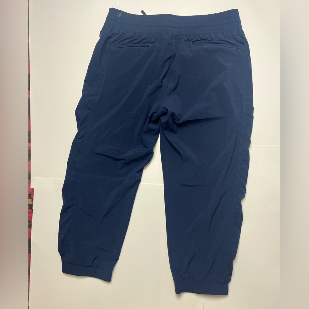 Athleta Navy Blue Capri Joggers Track Pants Sweatpants Women’s 8 - Picture 2 of 7